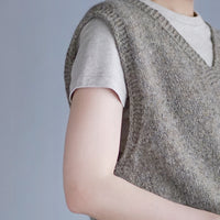 Garter Edge Vest by Noriko Ichikawa
