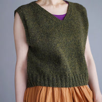 Garter Edge Vest by Noriko Ichikawa