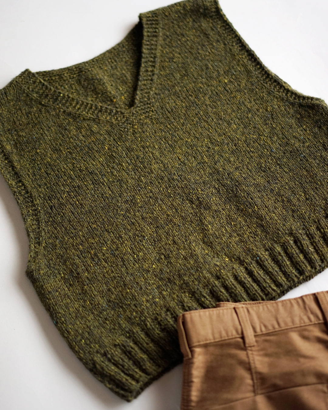 Garter Edge Vest by Noriko Ichikawa