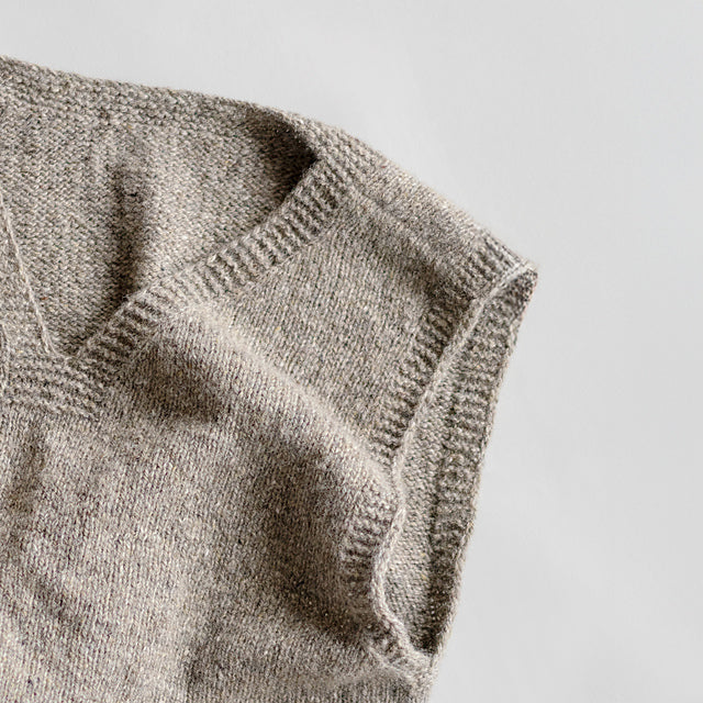 Garter Edge Vest by Noriko Ichikawa