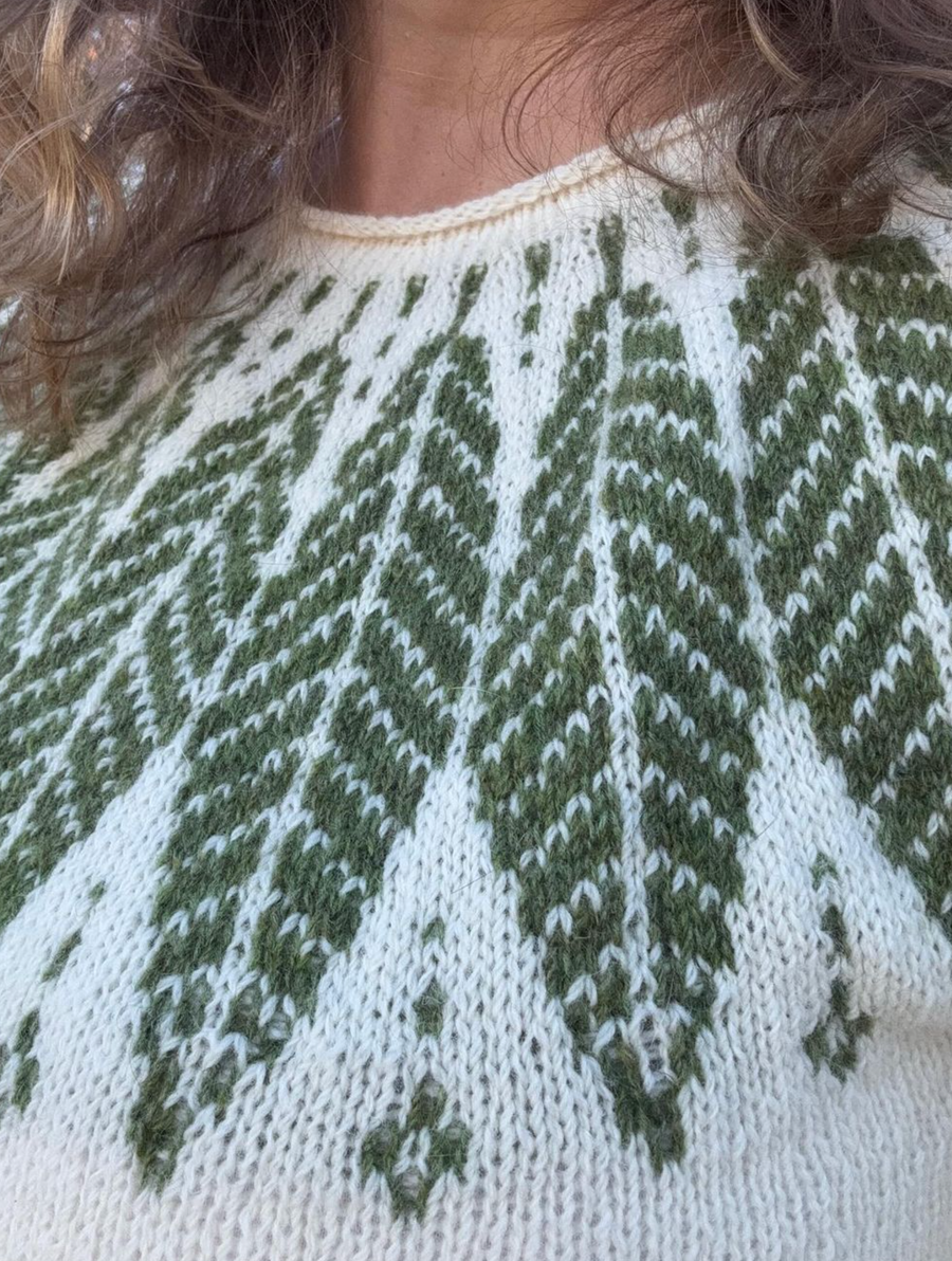 Greenleaf Sweater by Jennifer Steingass