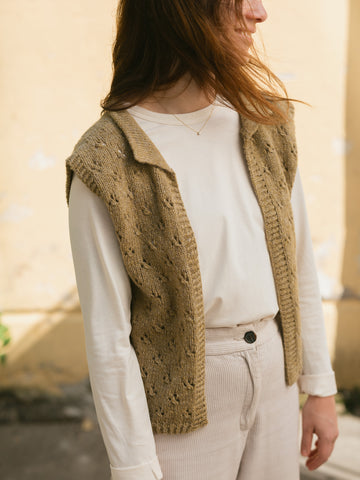 JÄLKI Vest by Camille Romano