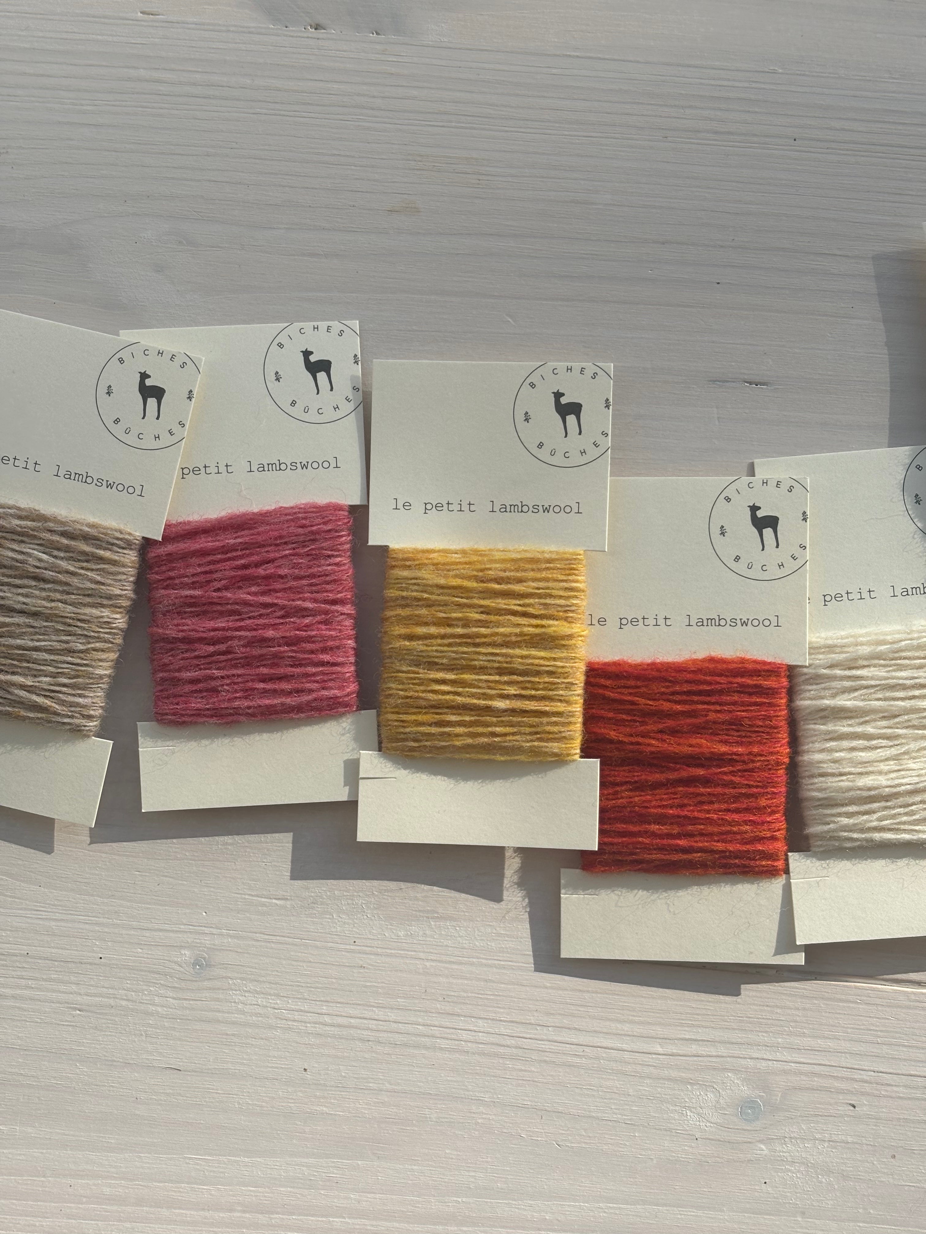 Le Petit Lambswool Individual Shade Cards