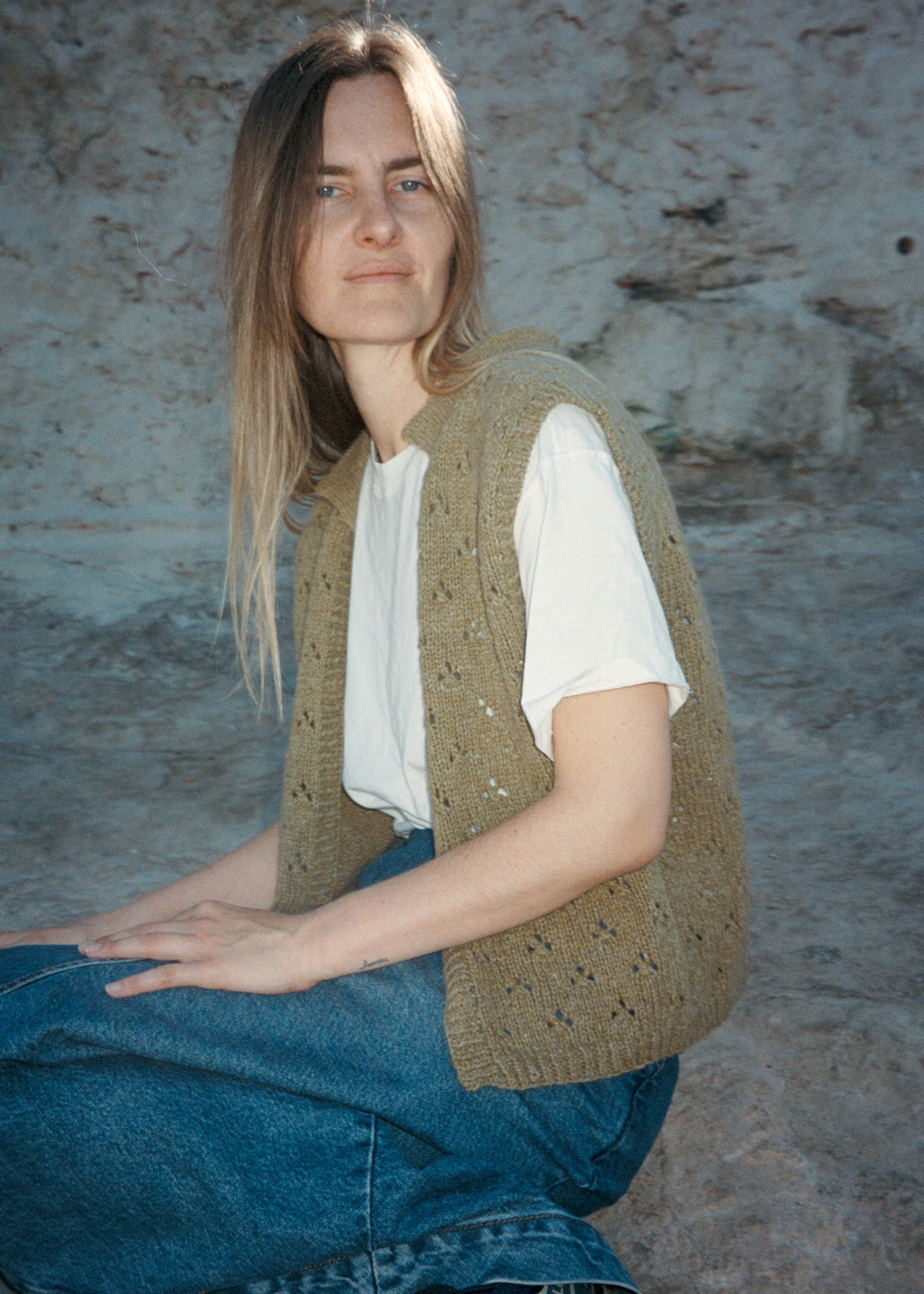JÄLKI Vest by Camille Romano