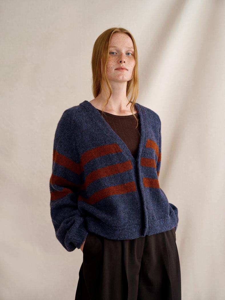 Evening on the Loire Cardigan by Joanna Filip x Laine Magazine