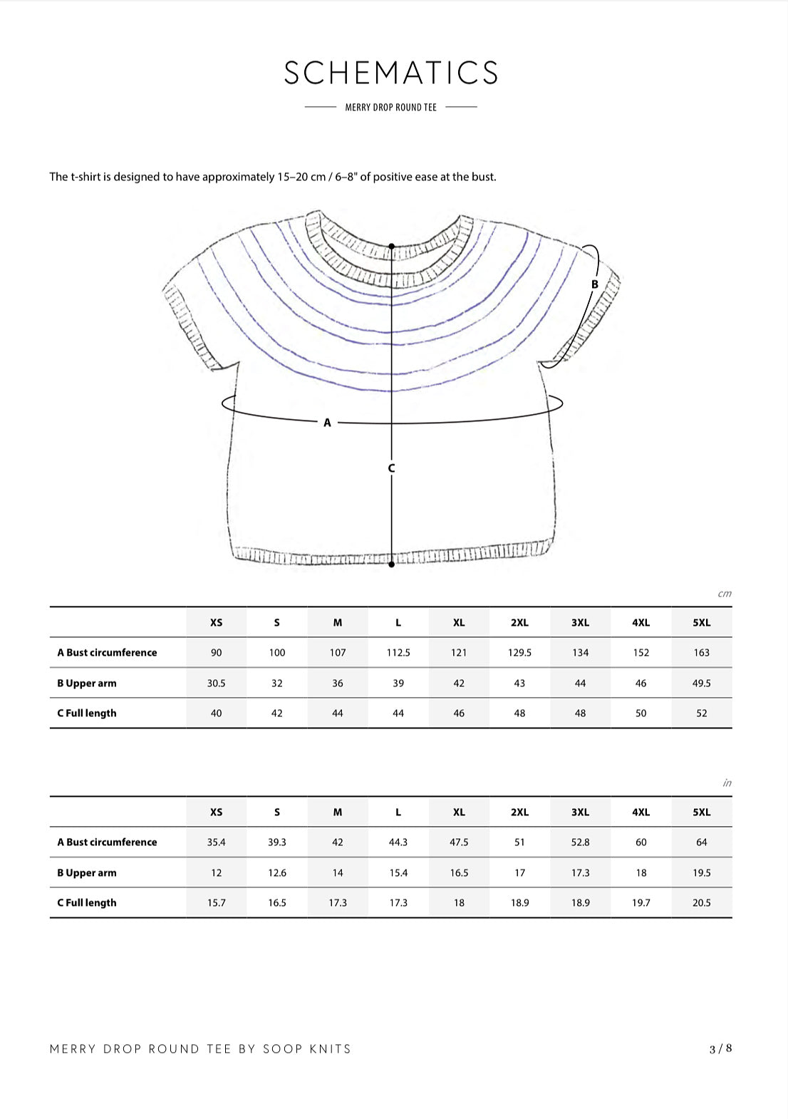 Merry Drop Round Tee by Soop Knits