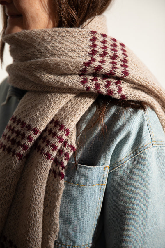 Morning Dust Scarf - Patron PDF en Français