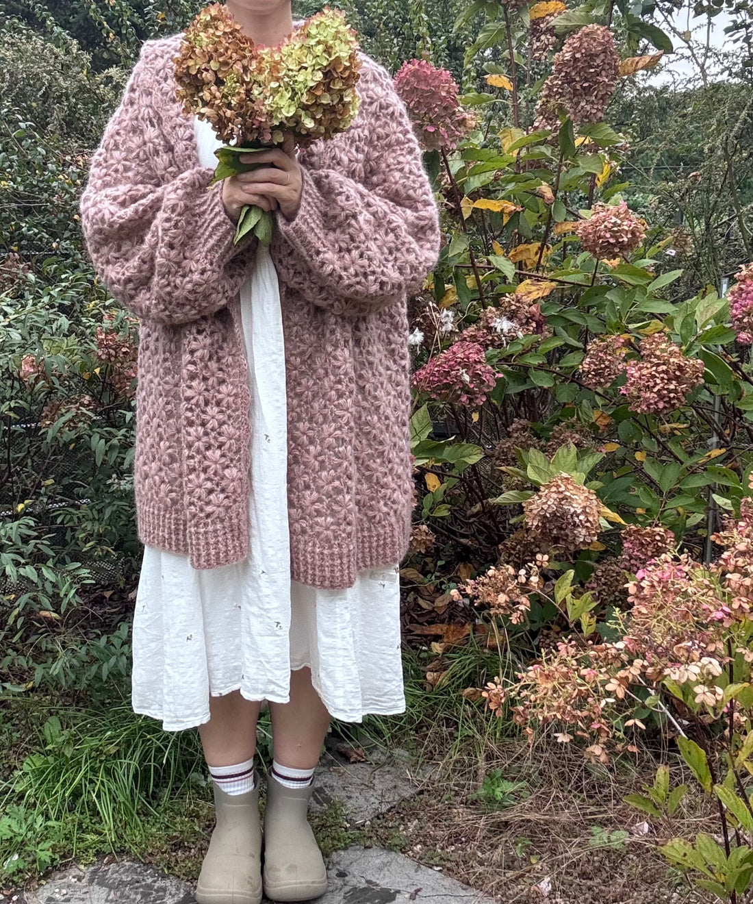 My Blooming Garden Cardigan by Hannah Kim