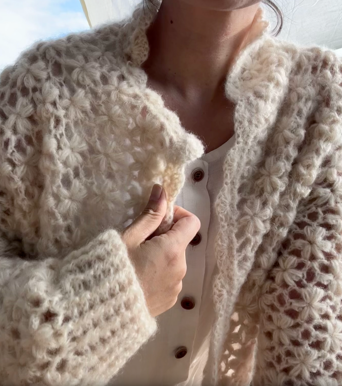 My Blooming Garden Cardigan by Hannah Kim