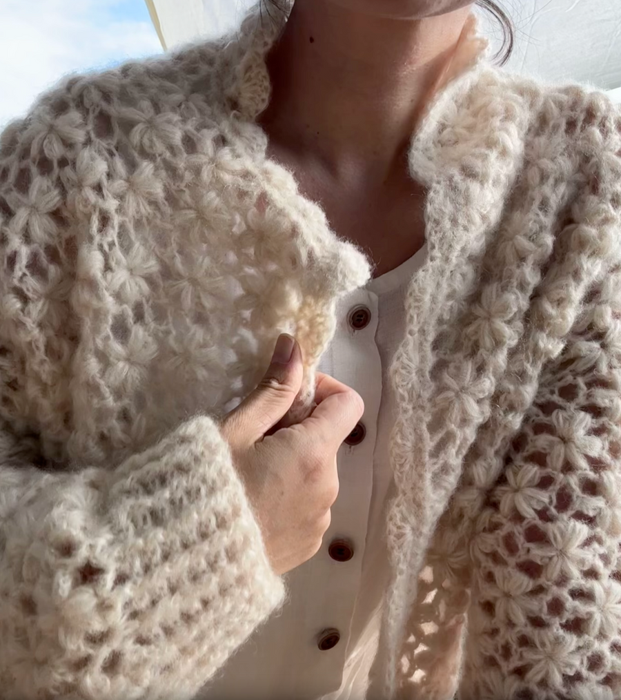 My Blooming Garden Cardigan by Hannah Kim