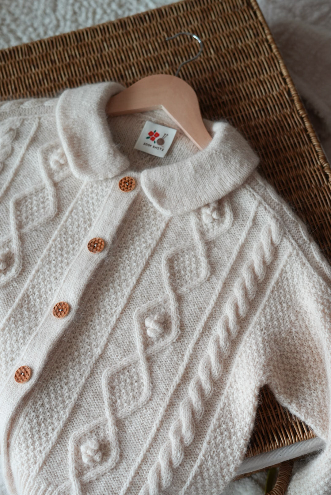 Athens Collar Cardigan by Soop Knits