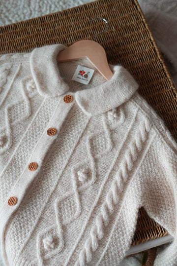 Athens Collar Cardigan by Soop Knits