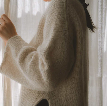 Anna de Gregoria Fibers - The Nido Sweater kit de laine