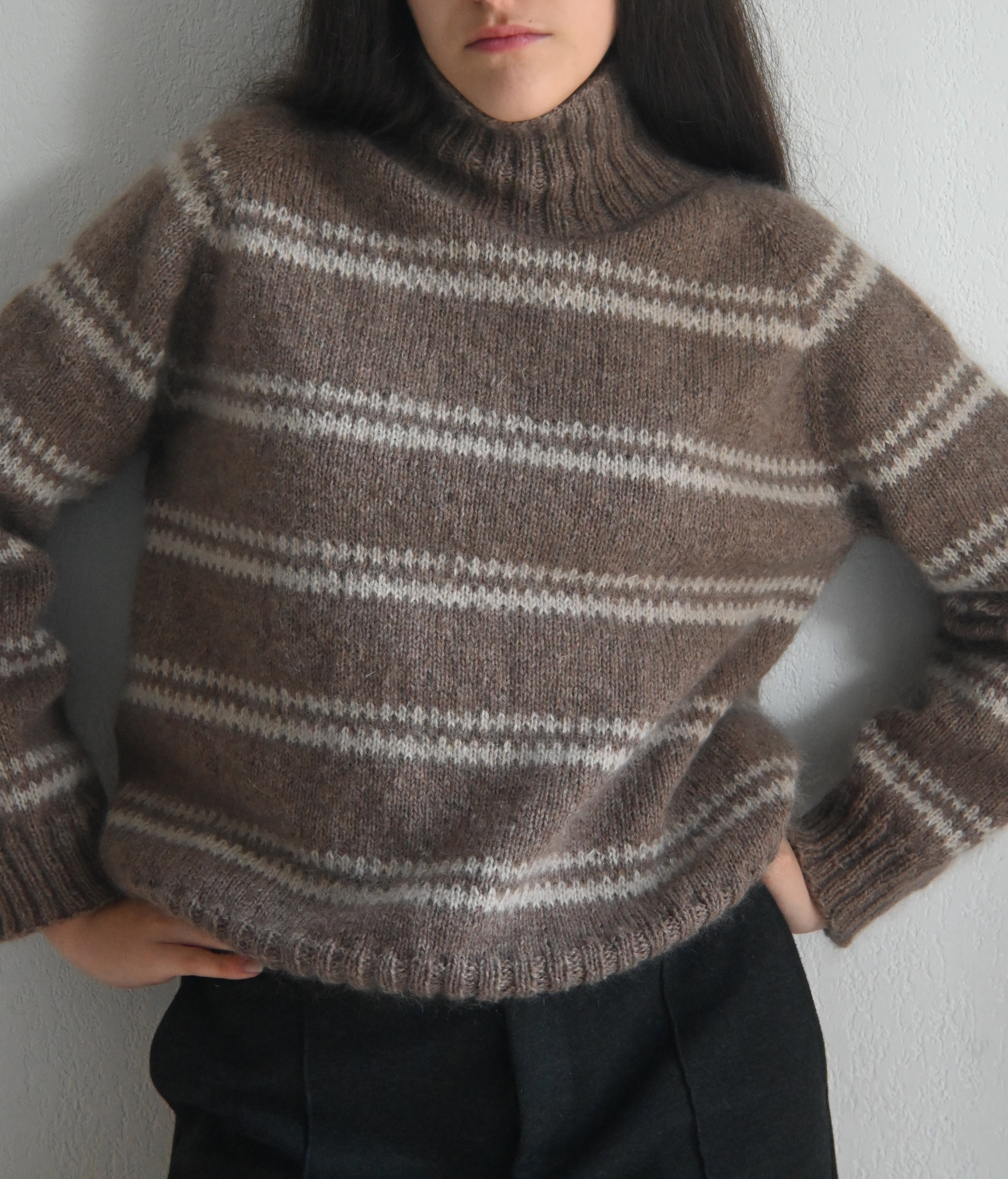 Oisans Sweater by Sandrine C. Knit Studio
