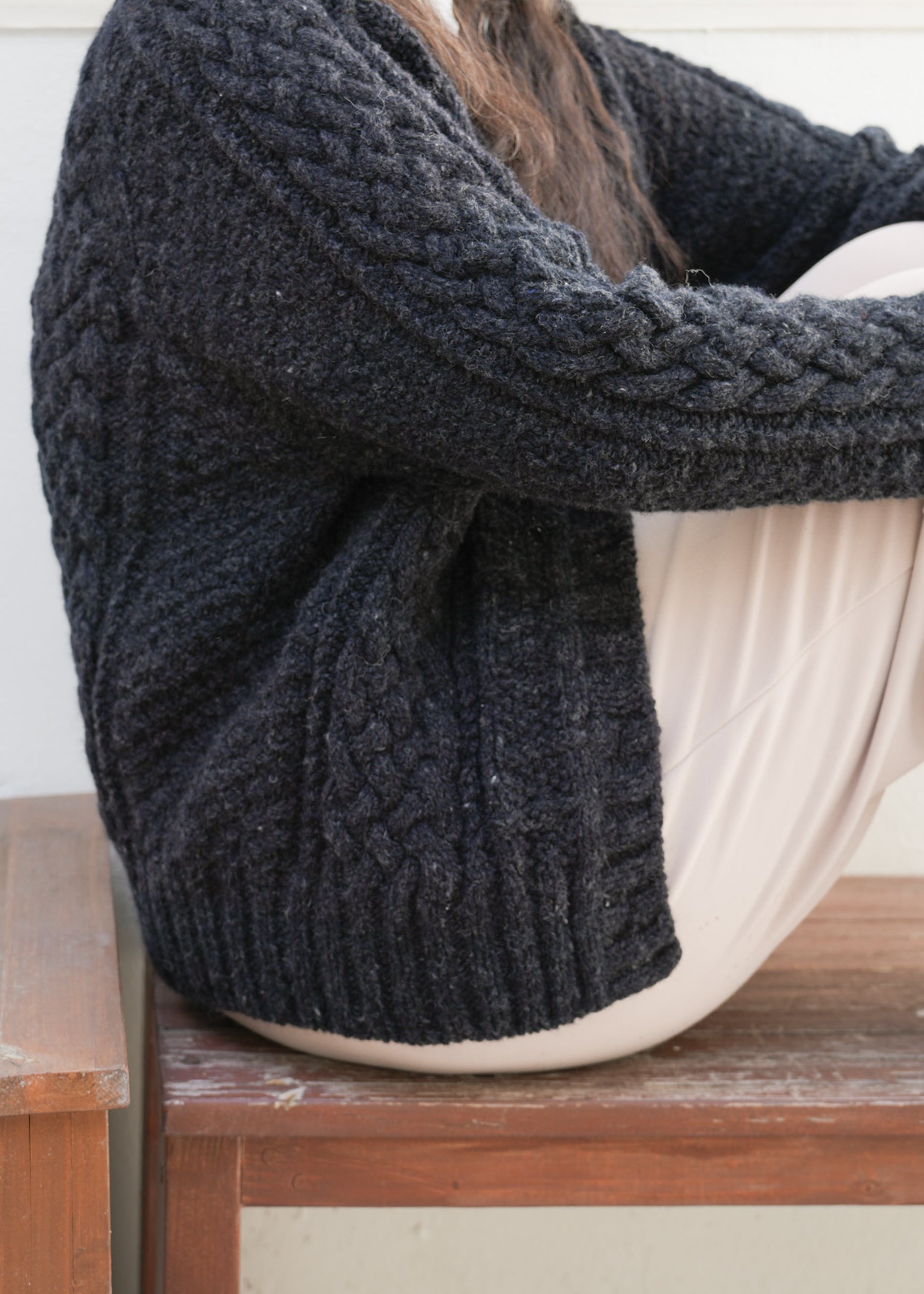 Rustic Weave Cardigan by Soop Knits