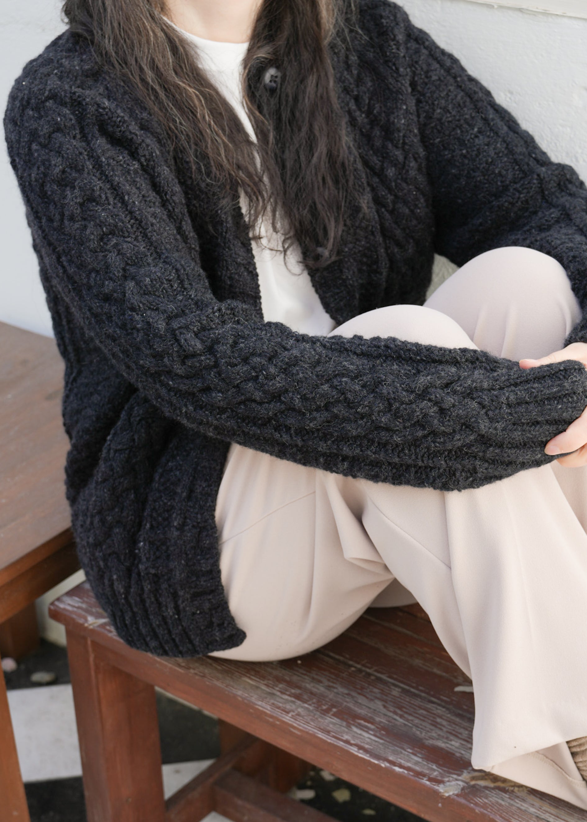 Rustic Weave Cardigan by Soop Knits