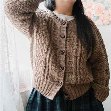 Rustic Weave Cardigan by Soop Knits