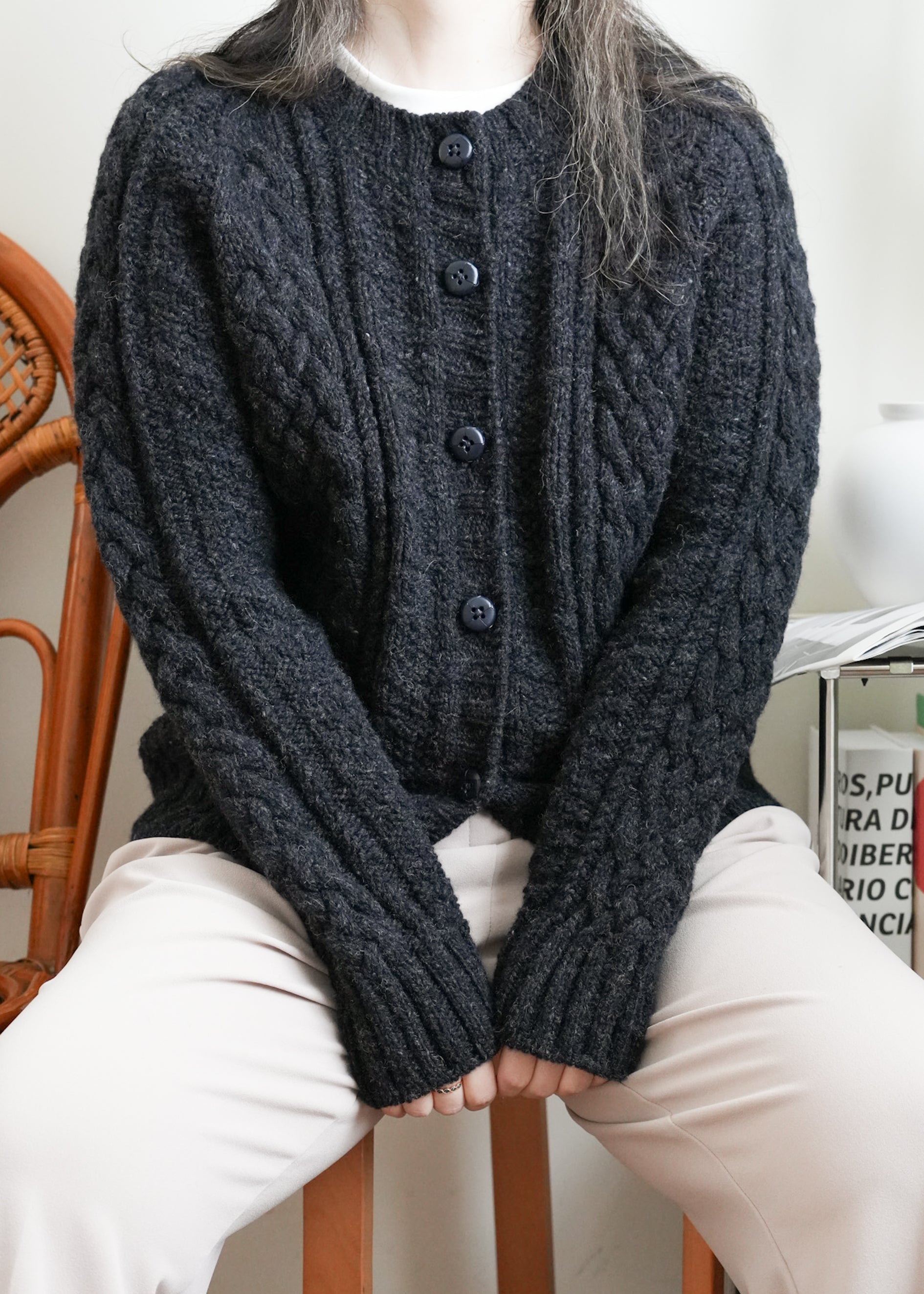 Rustic Weave Cardigan by Soop Knits