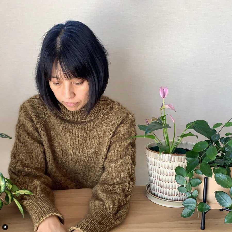 Ayano Tanaka - The Botanique Sweater knitting kit