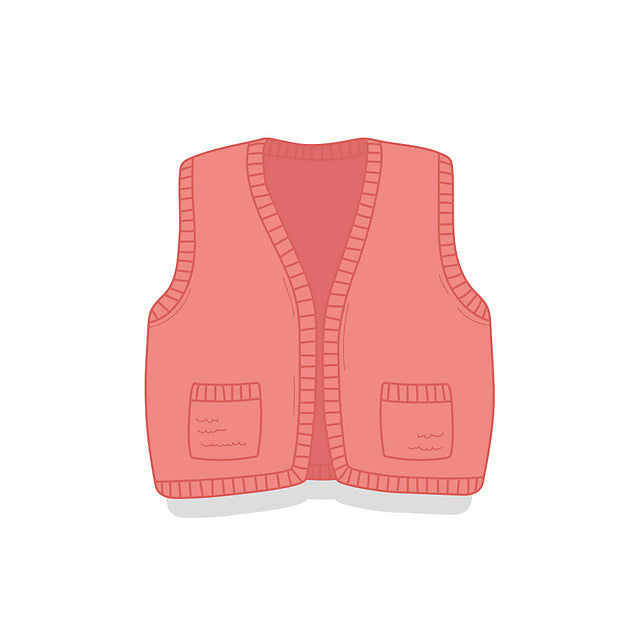 Wilbur Vest by Aurélie Tixier