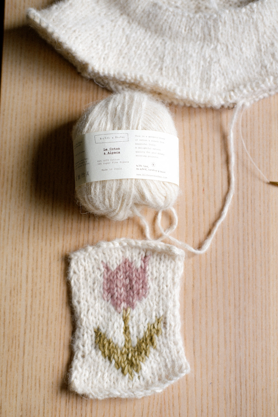 Winter Bulbs Sweater by Laura - Mimosa Cafe Lanar