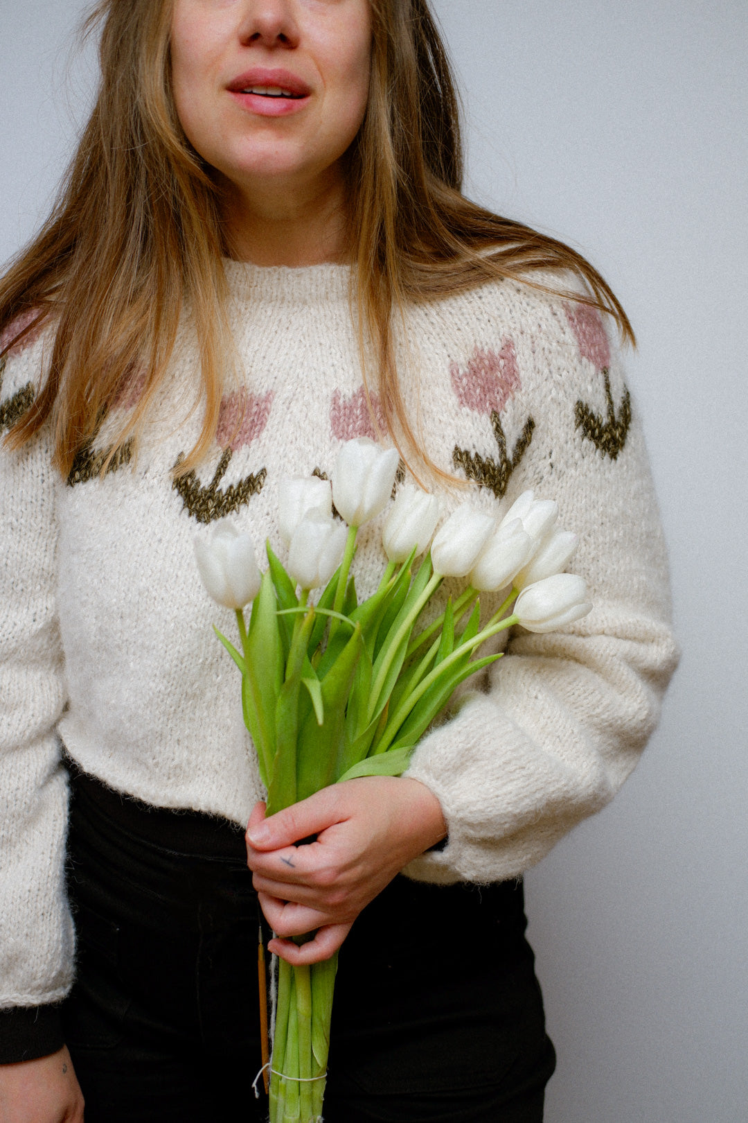 Winter Bulbs Sweater by Laura - Mimosa Cafe Lanar