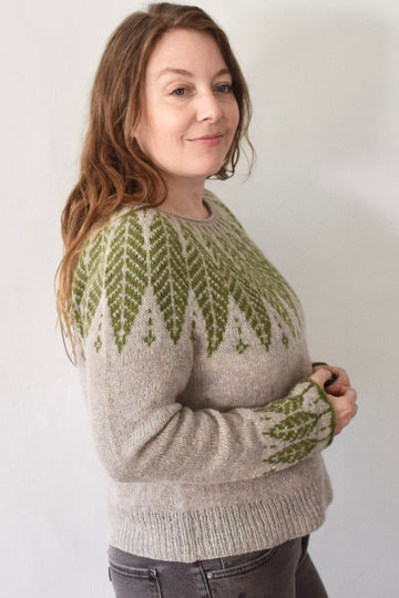 Greenleaf Sweater by Jennifer Steingass