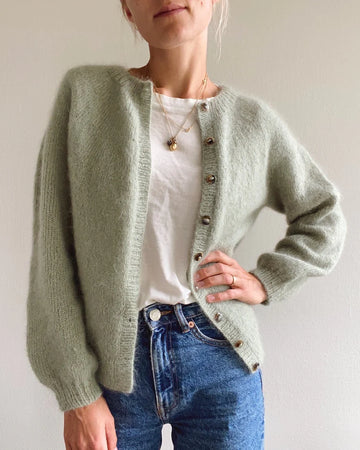 Novice Cardigan Mohair Edition by PetiteKnit x Isager