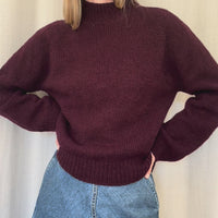 Burgundy Sweater by Joanna Filip