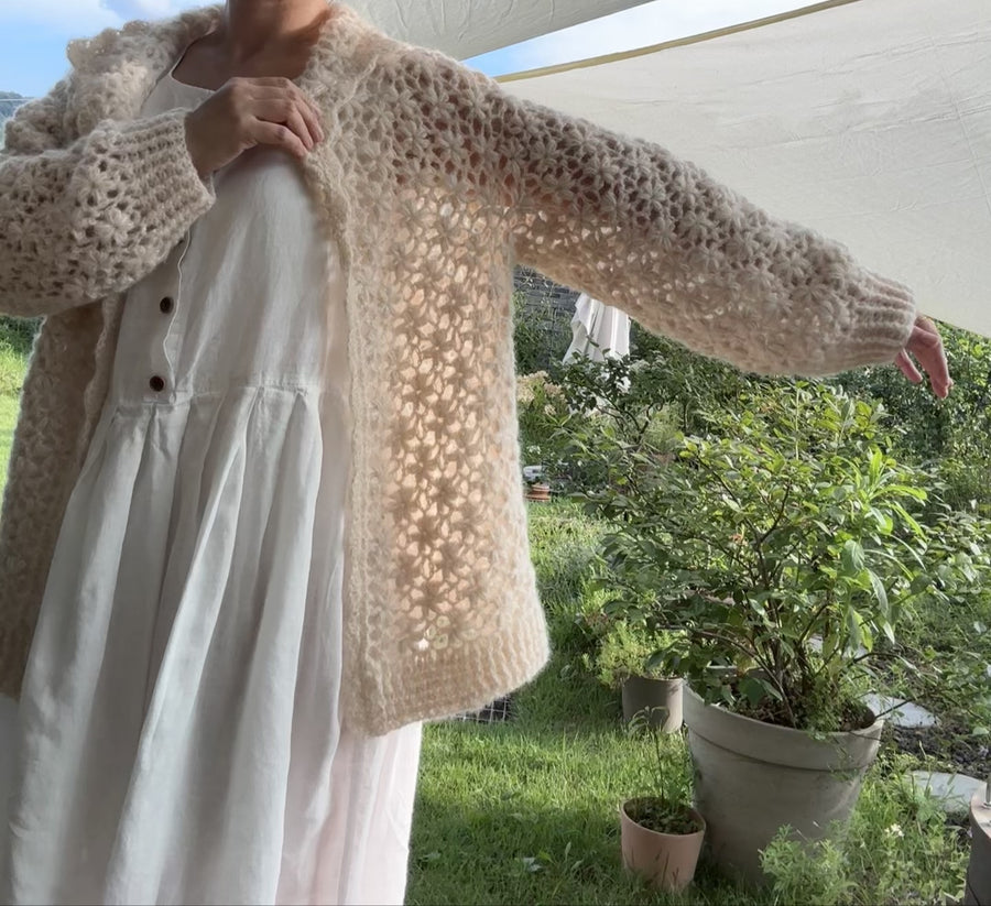 My Blooming Garden Cardigan by Hannah Kim