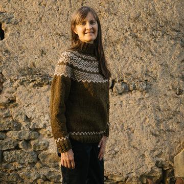 The Afterparty Sweater, Le Lambswool Edition, knitting kit