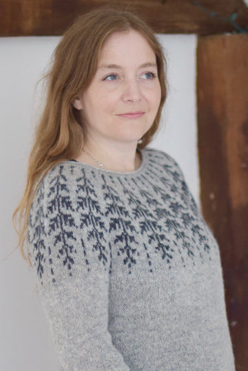 Jennifer Steingass - The Norwood sweater kit de laine