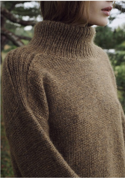Ribbed turtleneck sweater HELGA
