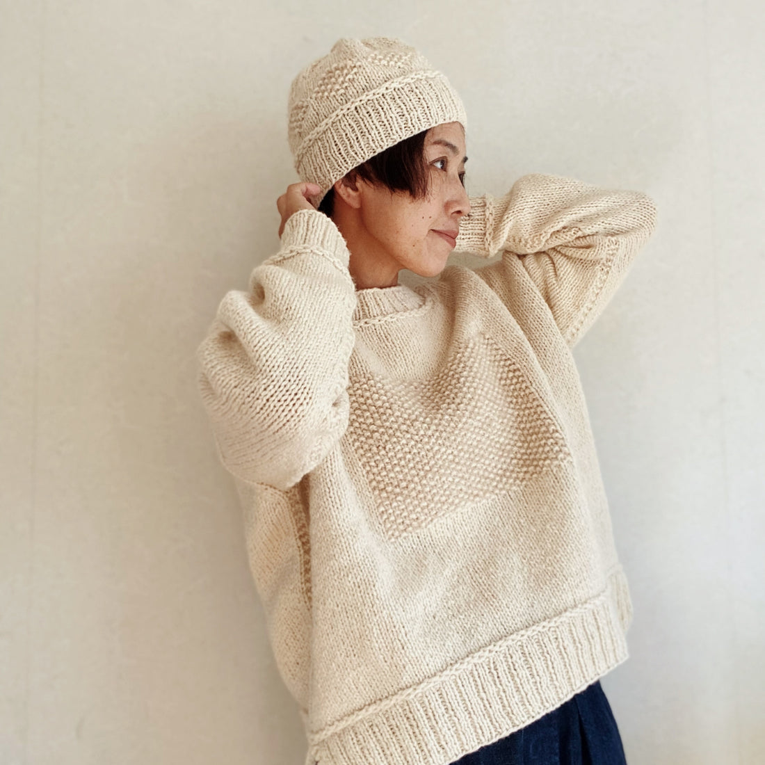 Rie Kouvive - To Draw Sweater kit de laine
